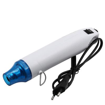 China 220V EU 110V USA DIY Using Heat Gun Electric Power Tool Hot Air 300W Temperature Gun with Supporting Seat to Shrink DIY Plastic Tool Hot Air Gun for sale