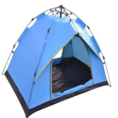 China Waterpoof Tents Single Layer Waterproof Camping Folding 2 Person Lightweight Automatic Camping Tent for sale