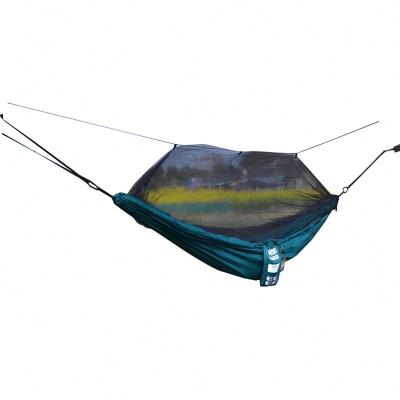 China Nylon Hammock Travel Adult Camping Lightweight Portable Hammock With Mosquito Net For Sale for sale