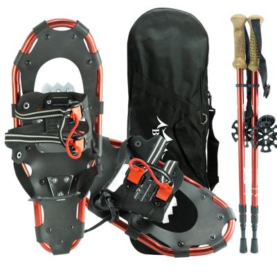 China Lightweight Anti-Slip Anti-Slip Aluminum Snow Shoes Hiking For Men And Women With Trekking Pole And Carry Bag for sale