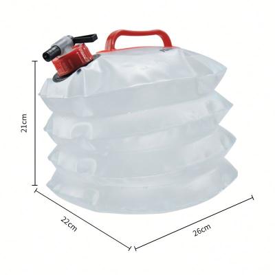 China Outdoor Folding Folding Accessories Water Bucket Water Hike Collapsible Container With Faucet for sale