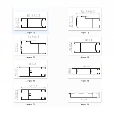 China door & Window Angola Market Aluminum Profiles for sale