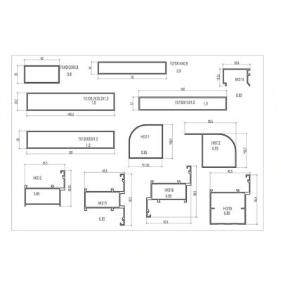 China door & Window Iraq Market Aluminum Profiles for sale