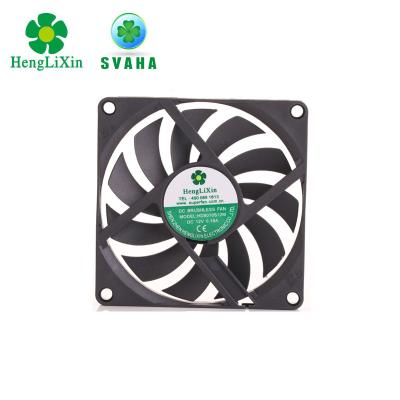 China Building Material Stores 80*80*10mm 80mm DC 12V Sleeve Bearing Axial Flow Fan for sale