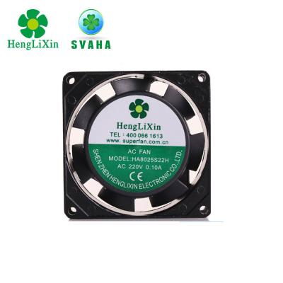 China Factory industrial fan 80*80*25mm 220v 4 inch ac axial fan for sale