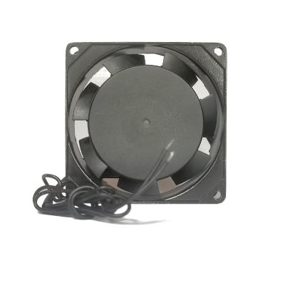 China Building Material Shops Fan Factory Metal Frame 80*80*25mm 2000/2800RPM 220~240V Ball Bearing AC Fan for sale