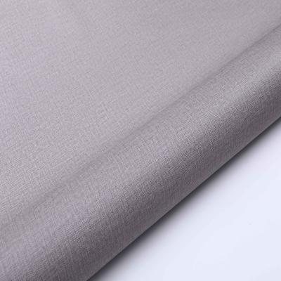 China Not Self-Adhesive Waterproof linen  finish pvc decorative lamination film  for home/hotel/kitchen/office for sale