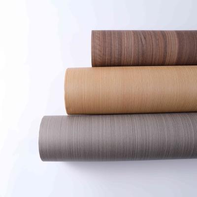 China Not Self-Adhesive Waterproof matte furniture films PVC decorative films for melamine plywood/wall panels/cabinet doors for sale