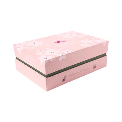 China Handmade Wholesale High Quality Custom Printing Cherry Gift Box Jewelry Packaging Small Lid and Bottom Gift Box for sale