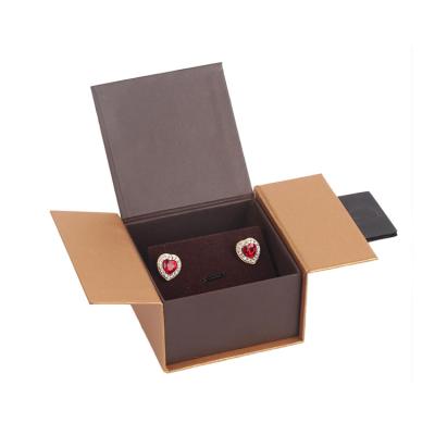 China Handmade Custom Paper Bracelet Ring Jewelry Box Necklace Earring Gift Box Cardboard Jewelry Packaging Box for sale