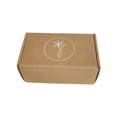 China Handmade Customized Logo Brand Kraft Paper Clothes Lash Packaging Paper Boxes Folding Boxes for sale