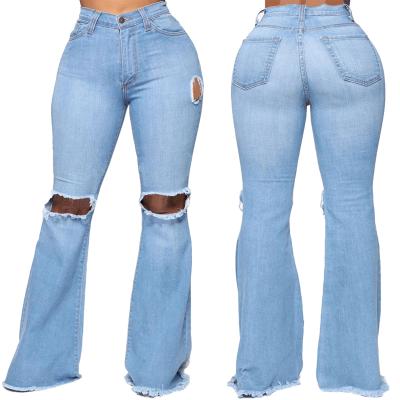 China 2021 New Arrival Brand Breathable Stretching Big Plus Size Flared Straight Wide Leg Denim Pants Friend Jeans Woman for sale