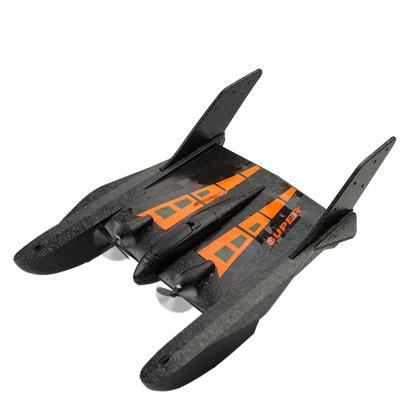 China Unique Design Auto Return Spacecraft Shape Flat Flight Airplanes Rc Remote Control Flat Glider For Kids for sale