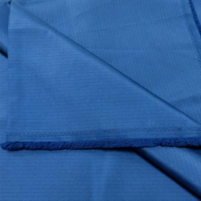 China 4mm ESD Stripe Anti Static Multifilament Polyester Fabric Anti Static ESD Cloth For Cleanroom Use for sale