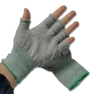 China Quality Antistatic Wonderful Light Weight ESD Cleanroom Dust Proof Gloves For Electronic Factory for sale