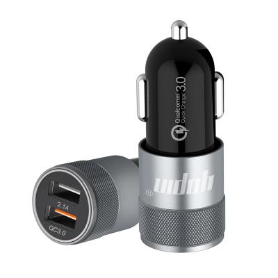 China Mobile Phone/Ipad/Camera/PDA/MP3 Dual Port USB Charging 3.0 Car Quick Charger qc3.0+2.1a For Mobile Phone, Universal Car Charger QC 3.0 for sale