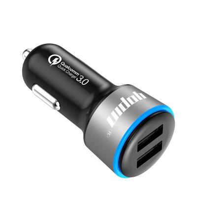 China Mobile Phone/TABLETS/Camera/PDA/MP3 aluminum alloy+abs qc3.0 2.4a car charger, for amazon store walmart best selling qc3.0 car charger for sale