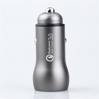 China QC 3.0 Dual USB Car Fast Charger Mobile Phone/Ipad/Camera/PDA/MP3, 12v 1.5a usb car charger for sale