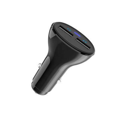 China Mobile Phone/Car Charger Brands On Tablet/Camera/PDA/MP3 For iPhone 2.4A Charging Car Lighter USB Adapter Car Socket Dual Port Fast Charger For LG Android Samsung Galaxy iPhone for sale