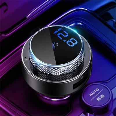 China USB Handsfree Adapter Wireless Device Car Kit FM Transmitter Handsfree MP3 Player for sale