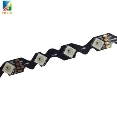 Chine Bandes de pixels LED pliables Smd 5050 S Forme 48LED/M pour la publicité Signe à vendre