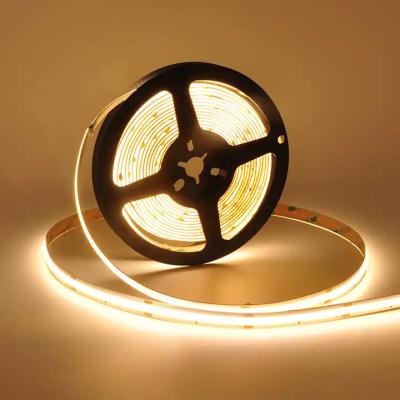 China Flexible COB LED Strip 60LEDs/M con rojo amarillo Marrs colores verdes OEM en venta