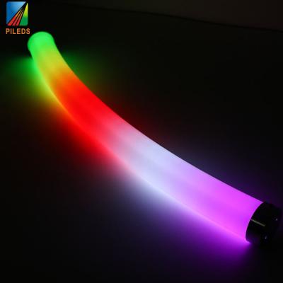 China SPI RGB Magic LED Neon Strip , 360 Degree LED Neon Flex 25mm 40mm Diameter for sale