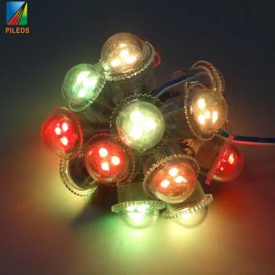 Κίνα DC12V 26mm 5050 SMD RGB Chips LED Pixel Waterproof IP68 Στρογγυλό Rgb 3 σημεία LED μονάδα με Ic Ucs1903 /Ws2811 προς πώληση