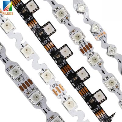 China 60LEDs/M S shaped LED Pixel Light Strip SMD5050 RGB IP65 LED Strip DMX/SD Card Control for sale