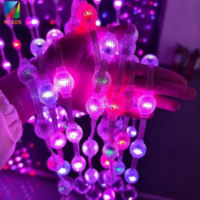 Chine 20 mm 23 mm Pixel Led 3D Ball Smart RGB SM16703 pleine couleur DC12V 6 pièces SMD3535 imperméable à l'eau IP68 à vendre