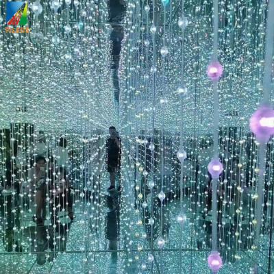 China 20mm 23mm 25mm Cristal transparente RGB Pixel Ball Flexível Soft 3D LED Point Light à venda