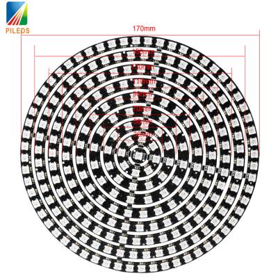 中国 サークルアドレス付け可能なWS2812B WS2812 SK6812 LEDリング ハローズ エンジェルアイ 5Vチップ プログラム可能なSK9822 SPI RGB 販売のため