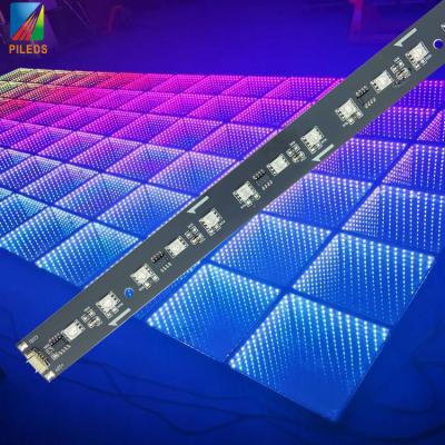 China Interaktive LED-Tanzflächen mit Lichtstrahl PCBA-LED-Leiterplatte DMX512 Steuerungsmodus Spiele und Fliesen zu verkaufen