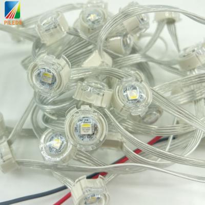 China DMX RGBW 20MM LED Pixel Light String IP67 Landscape Lighting Christmas Holiday Home Decor Dual Signal Breakpoint Continuation for sale