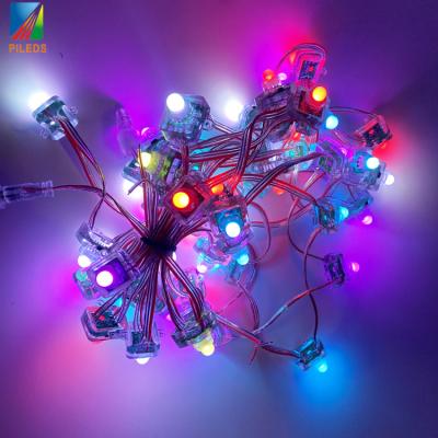 China DC12V RGB WS2811 IP68 Modulo LED à prova d'água 12mm Quadrado LED Corda Luzes de ponto de pixel para uso externo à venda