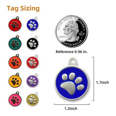 China Viable Wholesale Factory Price Engraved Feet Pet Cat Dog ID Tags Personalized Injectable Rfid Tag For Dog for sale