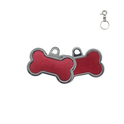 China Anti-Lost Pets China Manufacturer Bulk Custom Metal Engrave Blank Bone Shape Dog Tag Pets Nameplate for sale