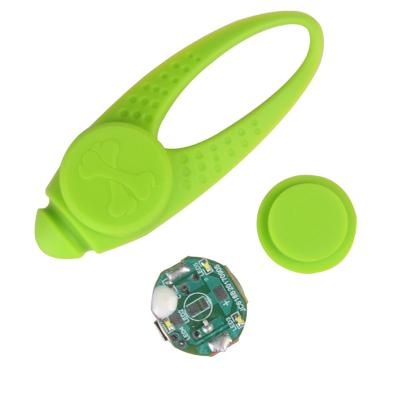 China Silicone Pet Supplies Safety Anti-lost LED Light Pendant at Night Outdoor Collar Pendant for Dog Puppy Pet Accessories for sale