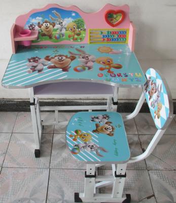 China New kids furniture study table chair metal design &cheap price for sale