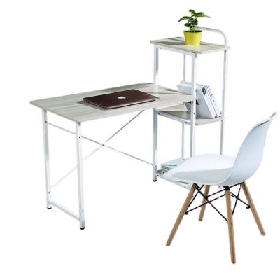 China With Shelf Home Office New Modern Design Adult Writing Desk White Study Table Computer Desk for sale