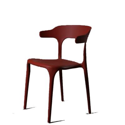 China Simple And Comfortable Model New Promotion Molded Cheap Stackable Plastic Chair Garden for sale