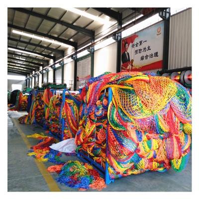 China Rainbow Safety Net Decoration Customized Colorful Net Protective Net For Decoration for sale