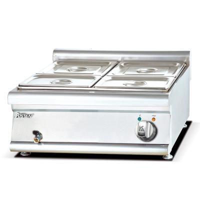 China CE EH684 Electric Buffet Equipment Bain Marie Stainless Steel Kitchen Heating Food Warmer 4 Pans EH684 for sale