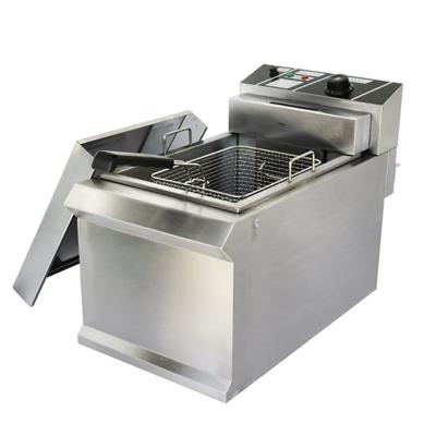 China Outdoor Hot Sale DF903 Commercial Single Double Tanks Electric Deep Fryer With CE Certificate for sale