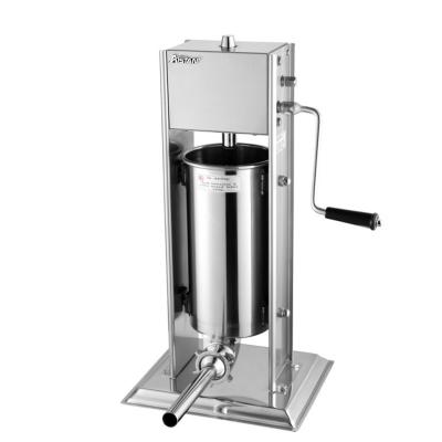 China Hotels TV3L Table Top Vertical Manual Sausage Stuffer Filling Machine Stainless Steel Handheld For Sausage Ham Food Filling Stuffing for sale