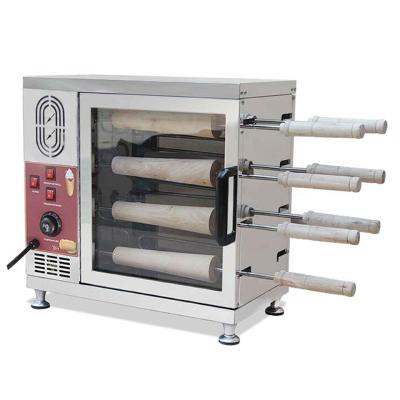 China NP21 Commercial Electric Chimney Cake Bread Oven, Chimney Bread Roll Baking Machine, Ice Cream Corn Baker Roller for sale