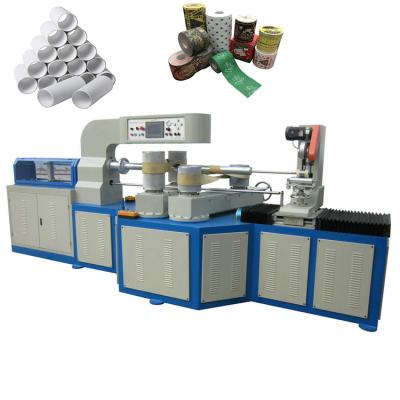 China Best quality paper roll core paper tube machine semi-automatic paper core making machine for toilet paper roll for sale