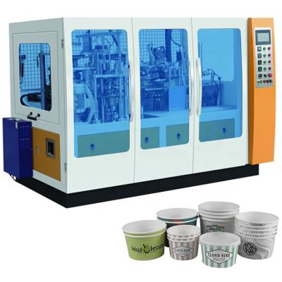 China 150-380 gsm small double pe coated paper bowl making machine kraft paper bowl machine for sale