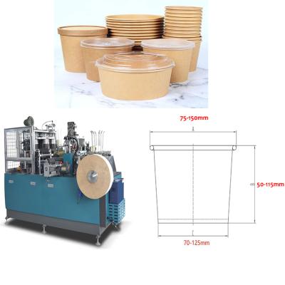 China Fine Quality 70speed Paper Bowl Machine Paper Bowl Making Machine Noodle Bowl Forming Machine for sale