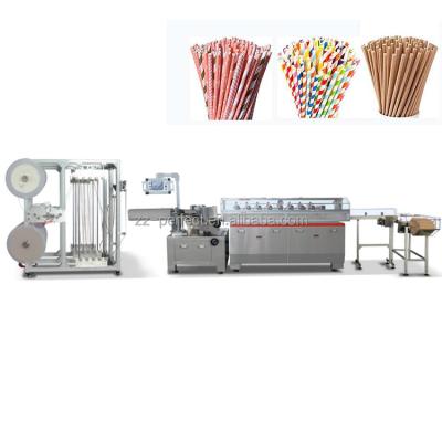 China Full Automatic Factory Price Milky Paper Tea Juice Drinking Straw Making Machine for sale